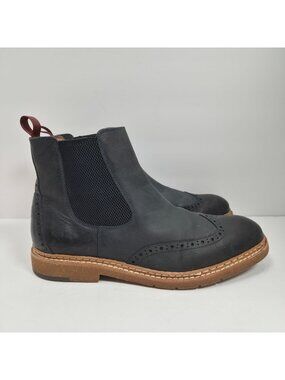 Johnston & Murphy Men's Navy Pearce Wingtip Chelsea Boots 27-2229 US Size 8.5M